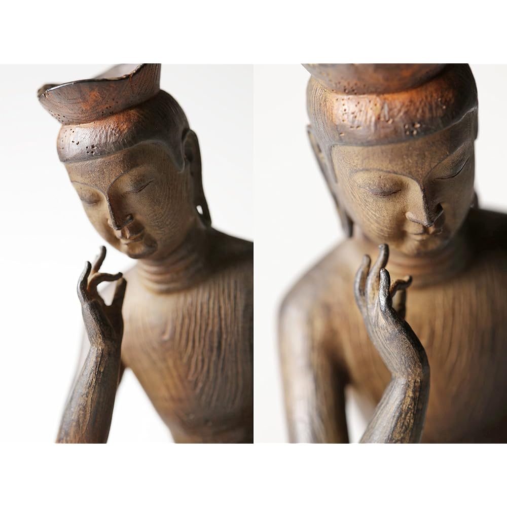 Ismu TanaCOCORO (Palm) Maitreya Bodhisattva Buddha Statue Figure