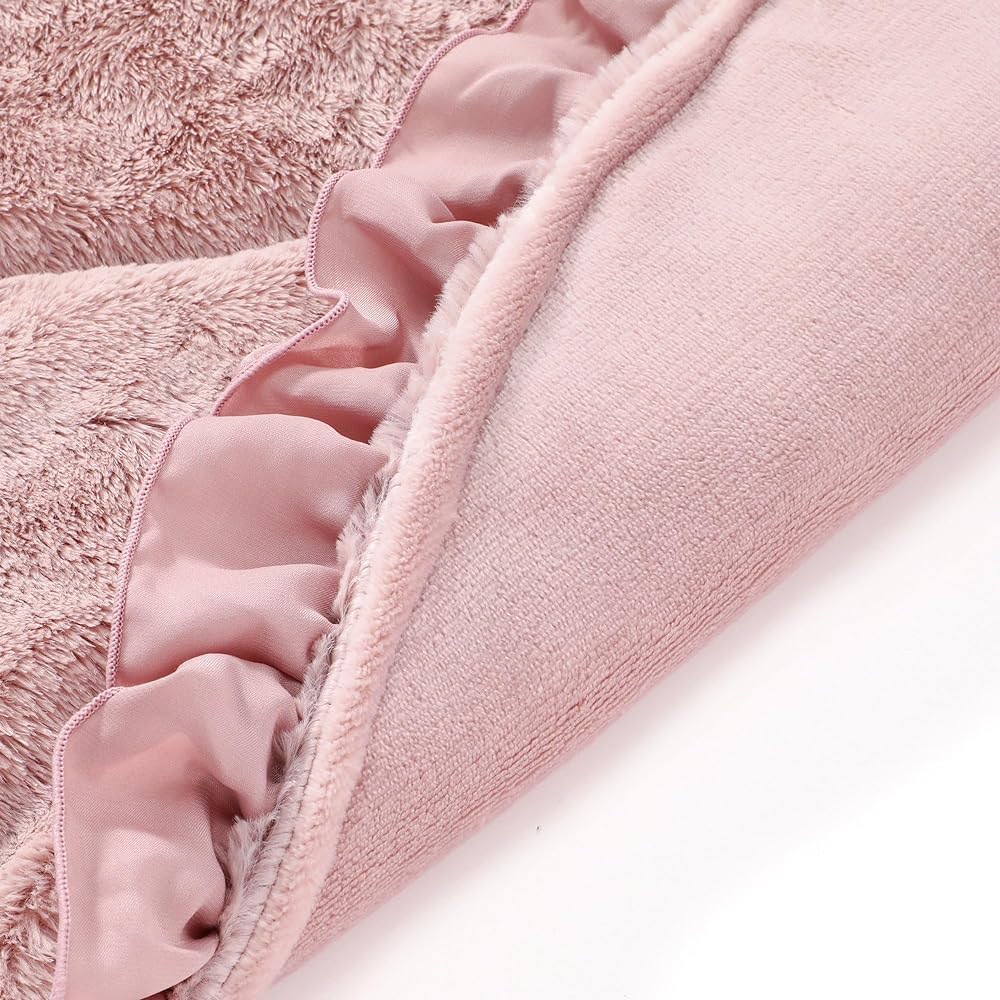 Francfranc [Online Shop Only] Ruffle Kotatsu Futon Round φ1900 Pink