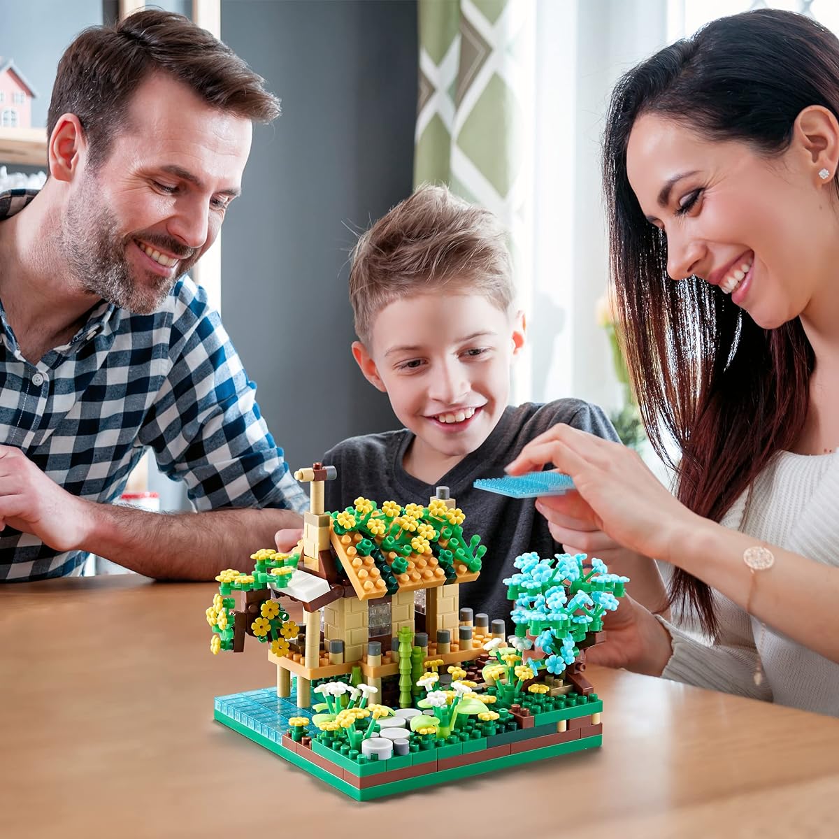 COZYMASS Port Cabin Building Set Model Kit Gift for Kids and Adults