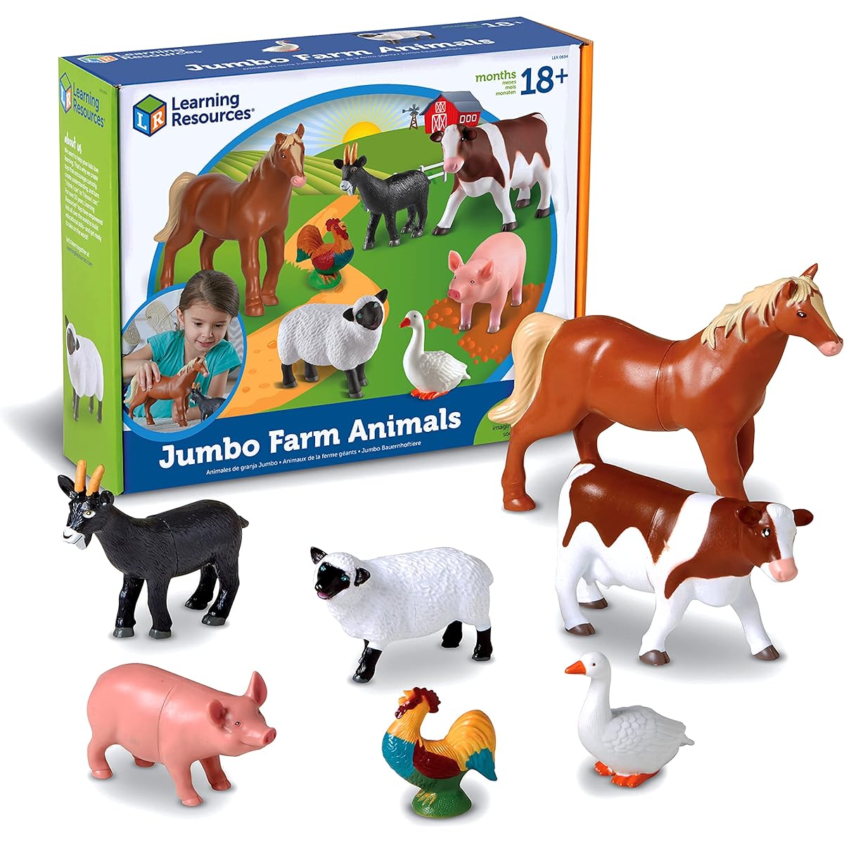 Learning Resources Jumbo Farm Animal