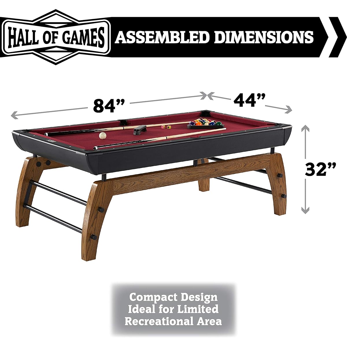 Hall of Games Billiard Tables - Multiple Styles