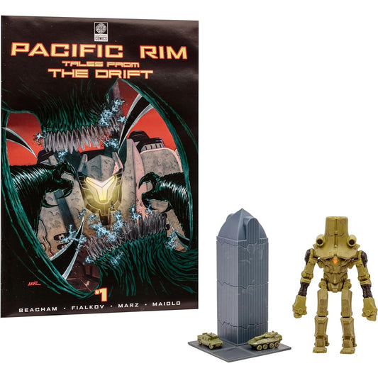 Pacific Rim McFarlane Toys Cherno Alpha (Jaeger) 4-Inch Scale Figure Playset with Comic, 14736