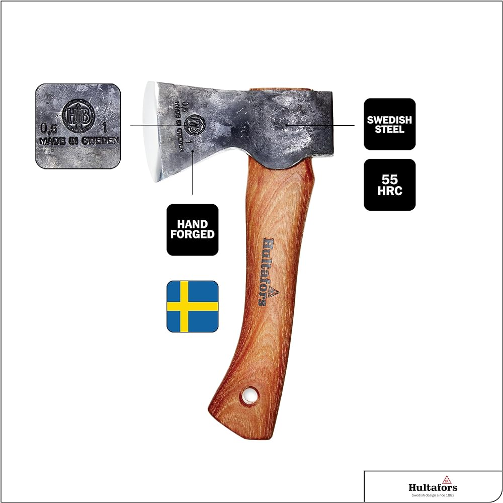 Hultafors Outdoor Climbing Ax Orgel Fan Mini Hatchet AV08417600