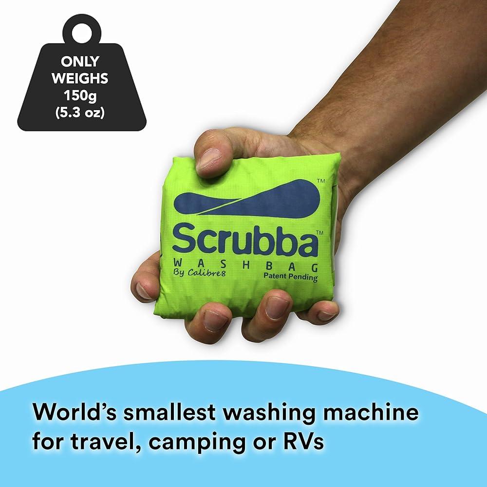 Travel Laundry Bag Scrubba Washbag Scrubba Washbag Convenient Travel Goods Camping Portable Laundry Bag (Green)