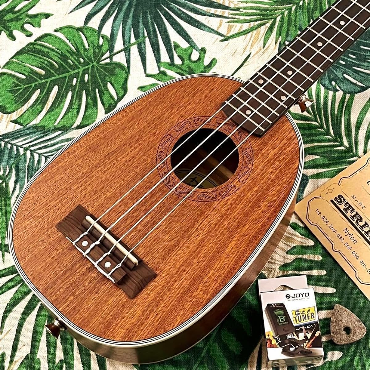 Beginner's Set Deviser Pineapple Soprano Ukulele Ukulele Specialty Store