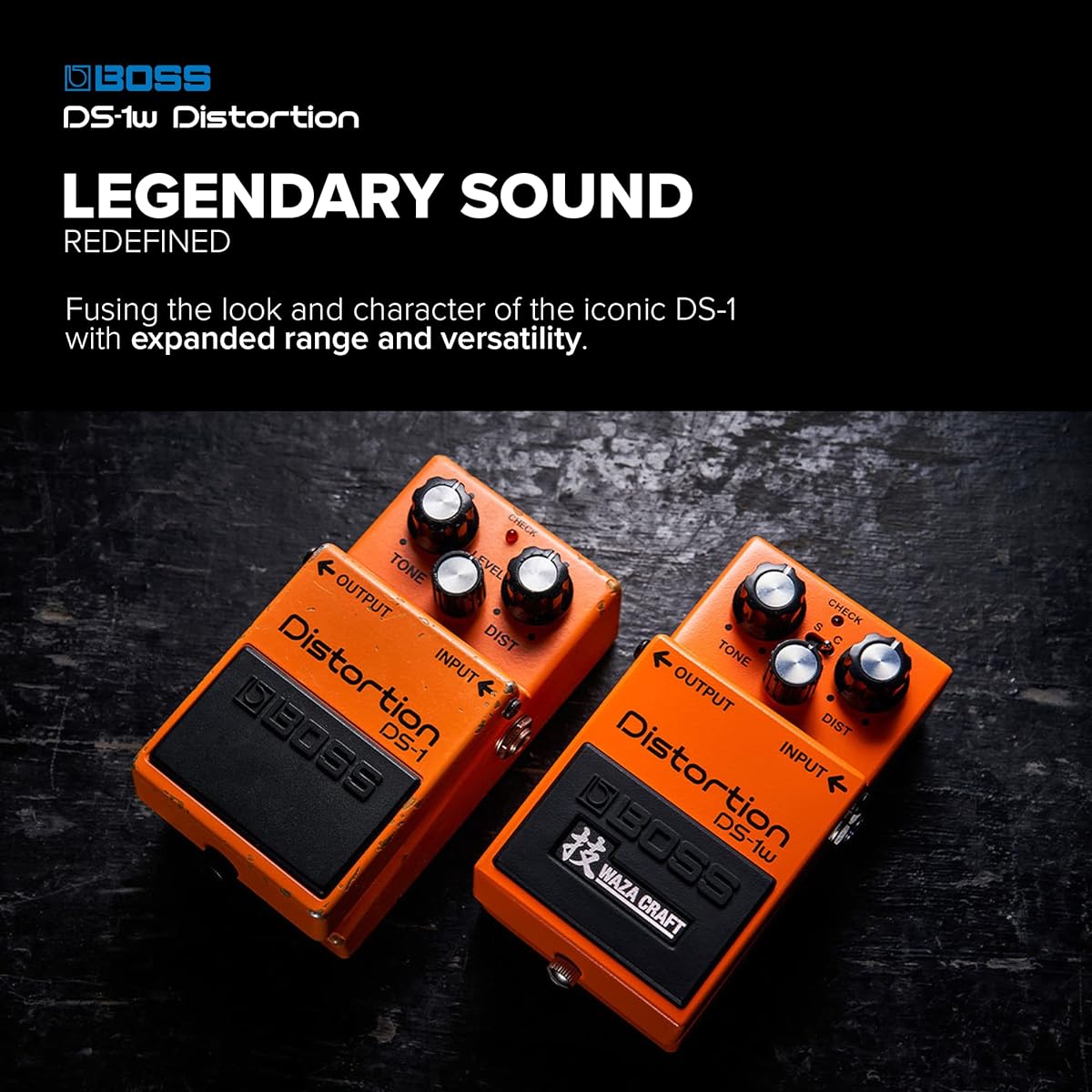 BOSS/DS-1W Distortion technique WAZA CRAFT DS1W Made in Japan Boss Distortion