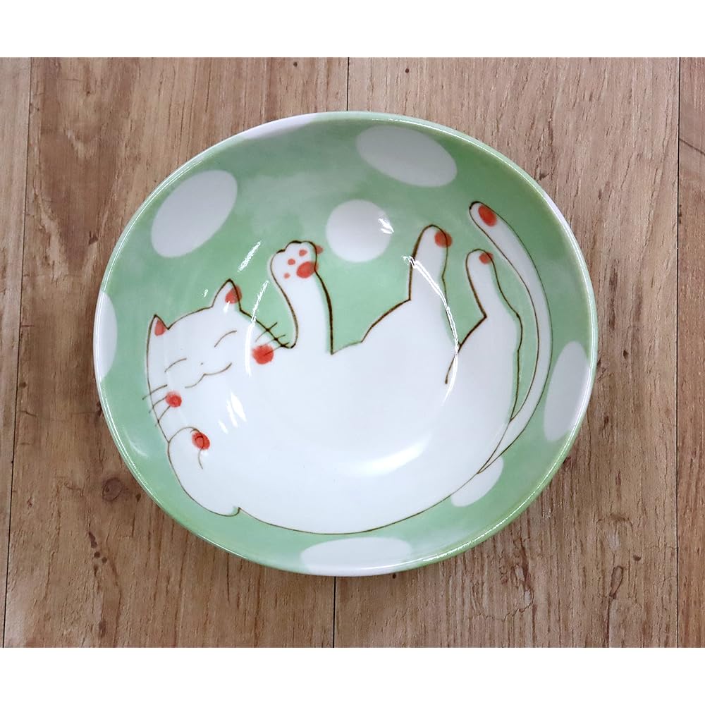 New [Commercial Set] I Love Cats (Cat Plate) Neko-Maruke Goronyan Oval 4.0 Bowl 10 pieces