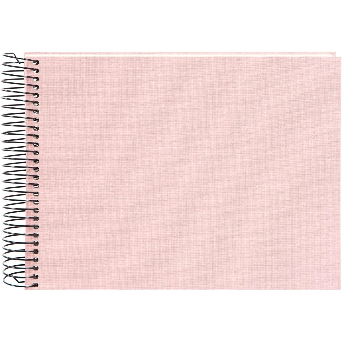 Goldbuch Spiral Bella Vista, 40, Paste Book, Photo Album, Linen Paper, Pink (White Pages), 24x17 cm