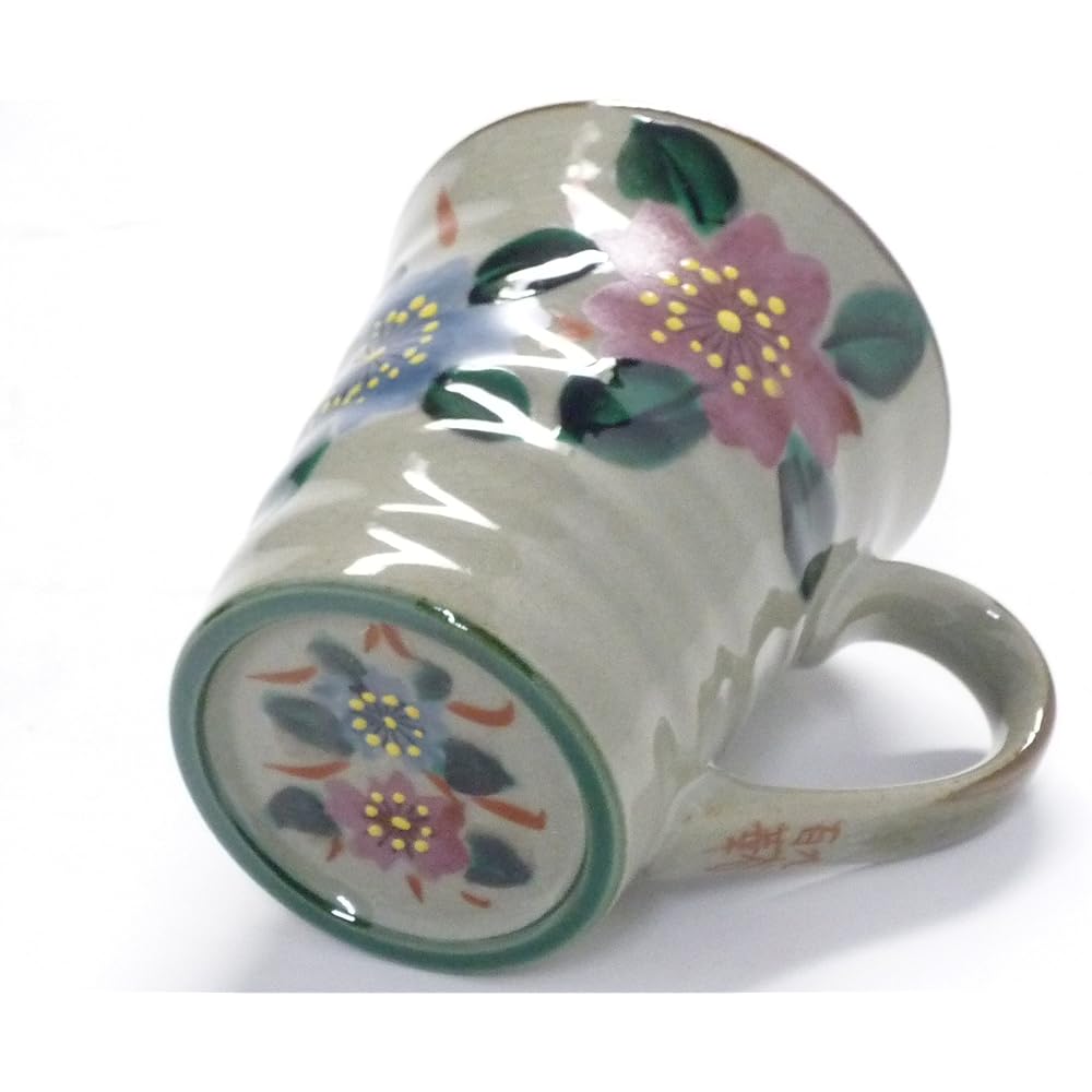 Kutani ware [mug] Japanese cherry blossoms [back picture]