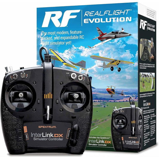 MALTA Real Flight Evolution Transmitter Type USB Controller Included RC Flight Simulator Real Flight Evolution/RF.Evo