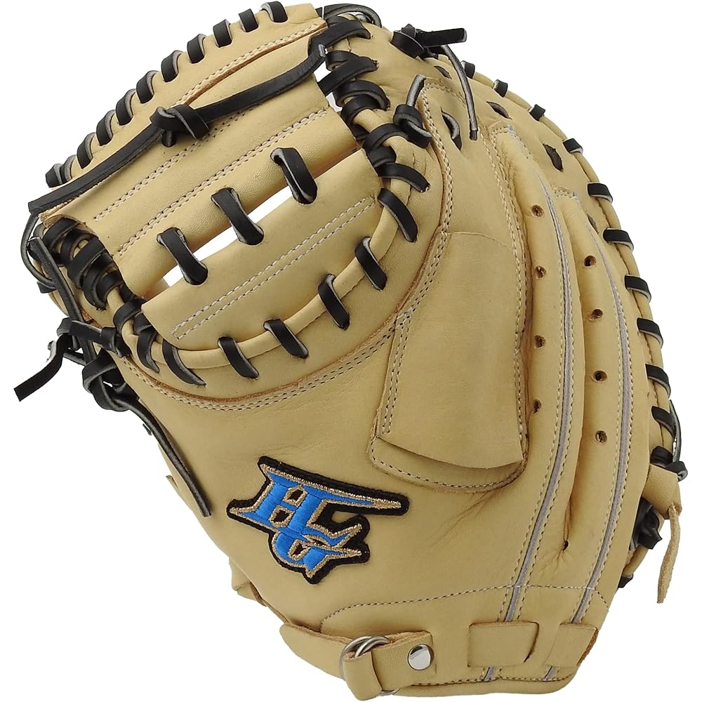 HI-GOLD Youth Softball Catcher's Mitt ROOKIES Series RKG-511M Camel x Black