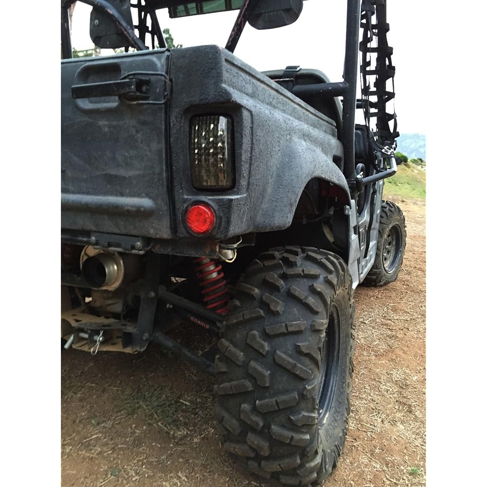 Rhino LED Smoke Lens Tail Brake Stop Aftermarket Light Fits Rhino UTV 450 660 700 SXS 4x4