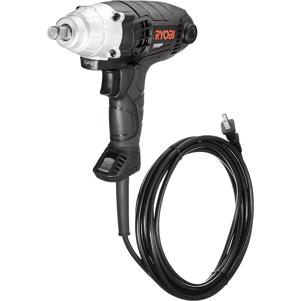 Kyocera Old Ryobi Impact Wrench Socket Inlet 12.7mm IW-2000 657251A [You can switch the rotation speed with one touch depending on the application] Tightening capacity (normal bolt/high strength bolt) M10~M16 Maximum tightening torque 200N・M socket inser