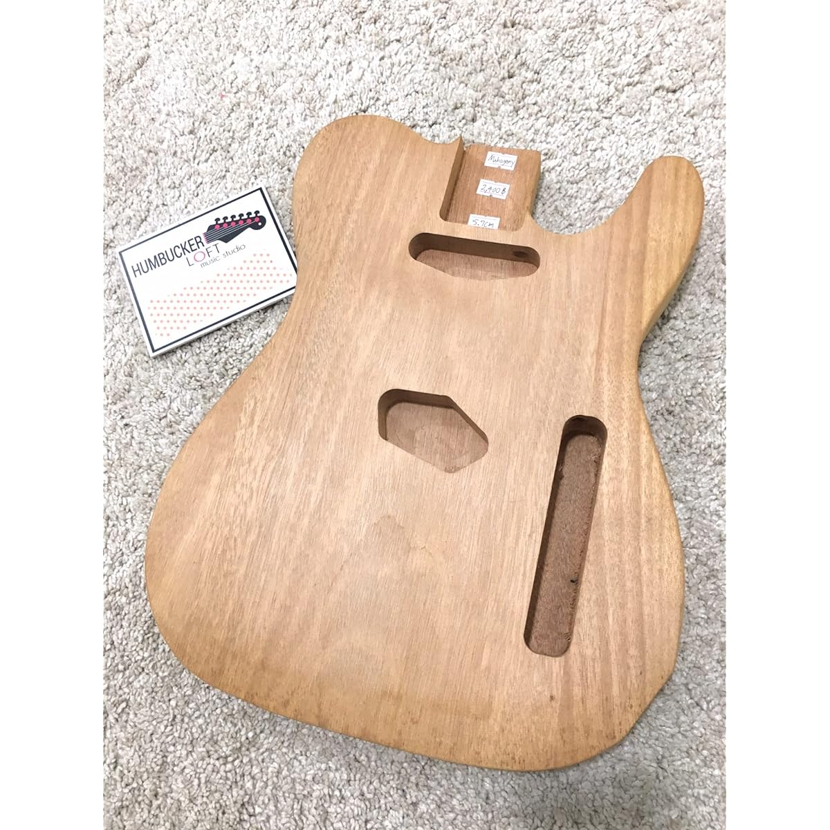 Tele Body Mahogany Unfinished