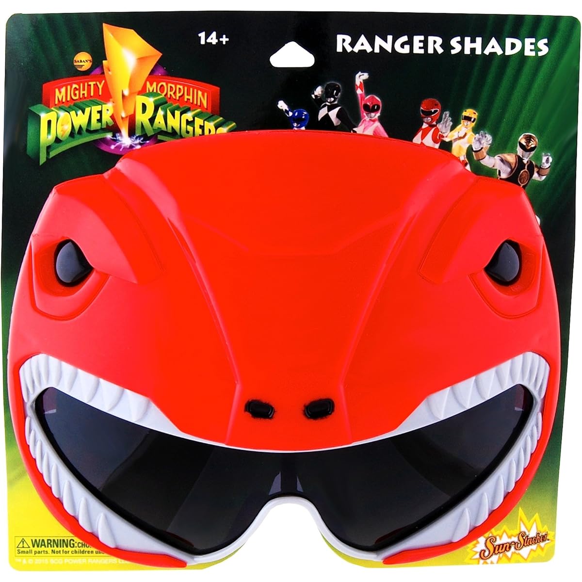 Sunstache SG2341 Sunstache Power Ranger Red Costume