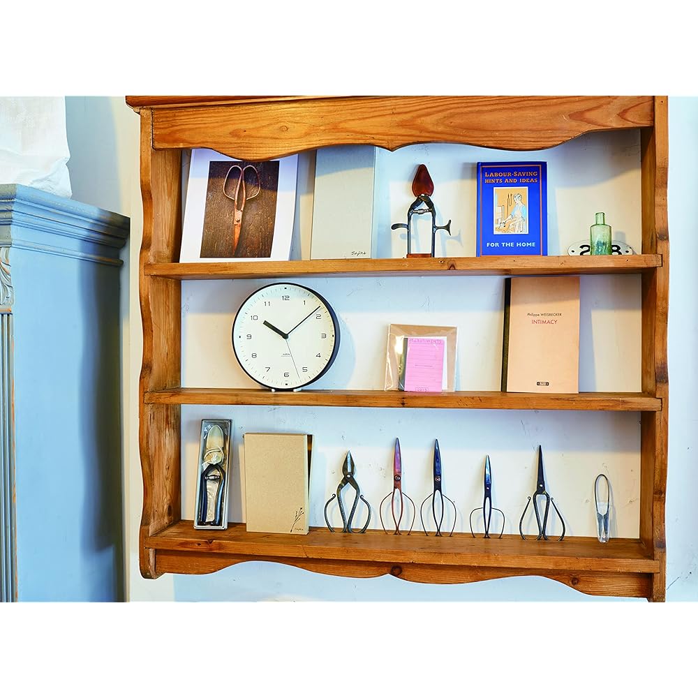 Lemnos Wall Clock AIRA Analog Aluminum White LC18-03 WH Lemnos φ200×d40mm