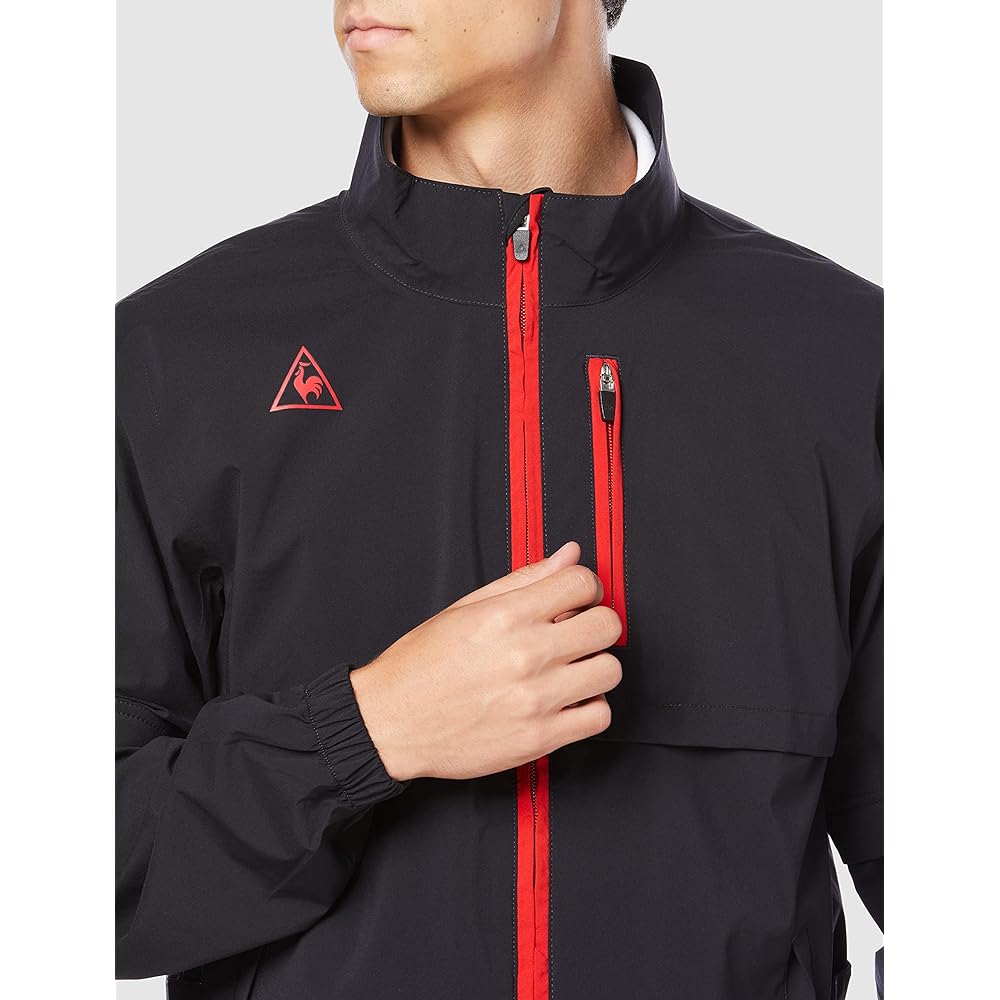 [Le Coq Sportif Golf] Rain Wear [Limited Distribution] Breathable Water Resistant Stretch Top and Bottom Set Golf Sleeves Detachable QGMXJH10W Men's