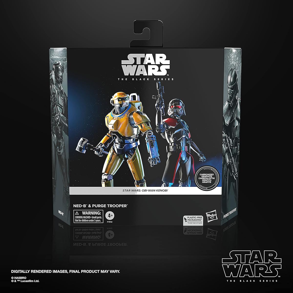 STAR WARS Black Series NED-B & Purge Trooper, OBI-Wan Kenobi 6-Inch Collectible Action Figure Carbonized 2 Pack Ages 4+