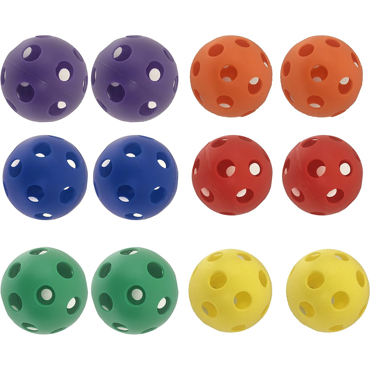 (White) - CSI Cannon Sports Plastic Softballs Pack of 12