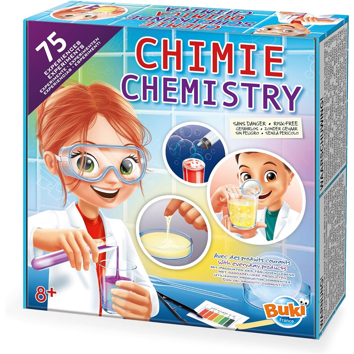 Buki Children 75 Science Experiment Chemistry Set