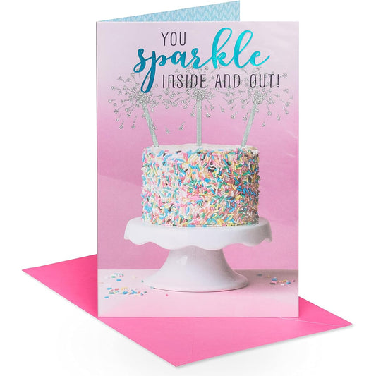 American Greetings Birthday Cards for Women (Shining Birthday)