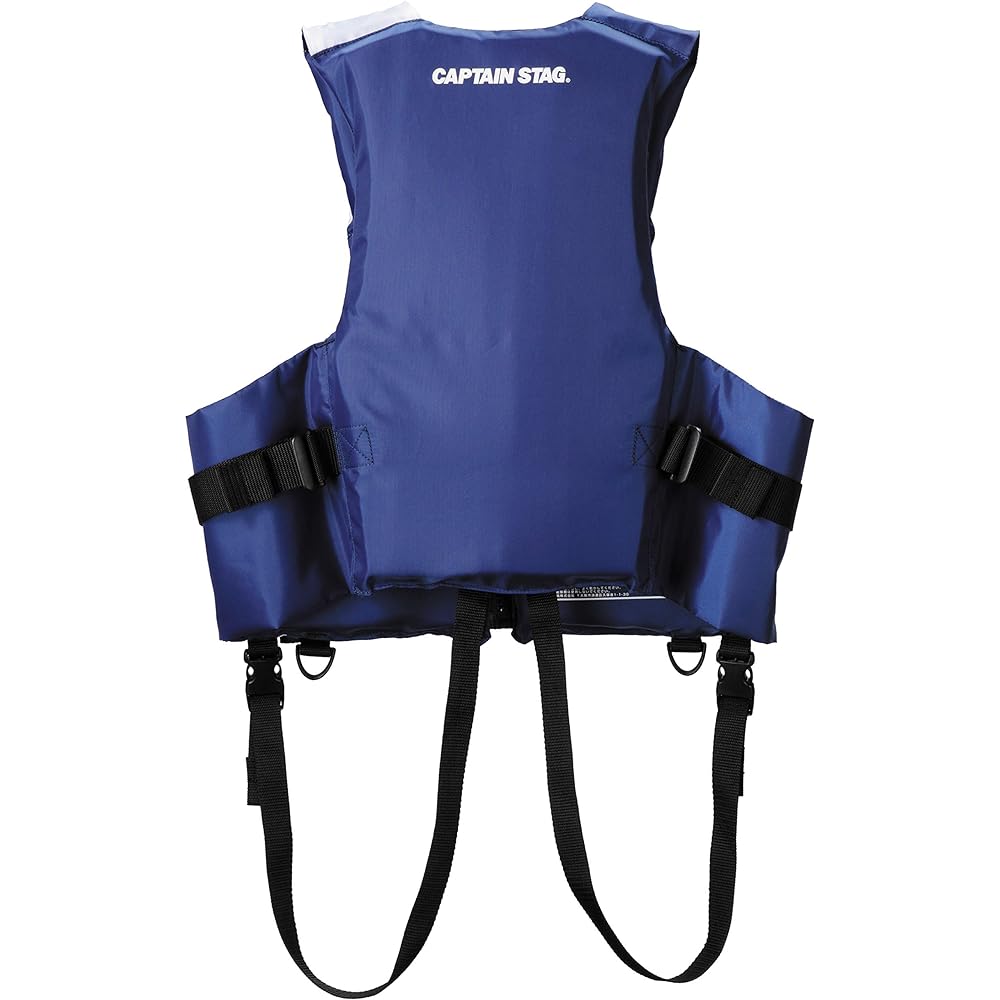 CAPTAIN STAG Life Jacket Life Jacket Ministry of Land, Infrastructure, Transport and Tourism Type Approved Cherry Blossom Mark Type D Navy x White HULA