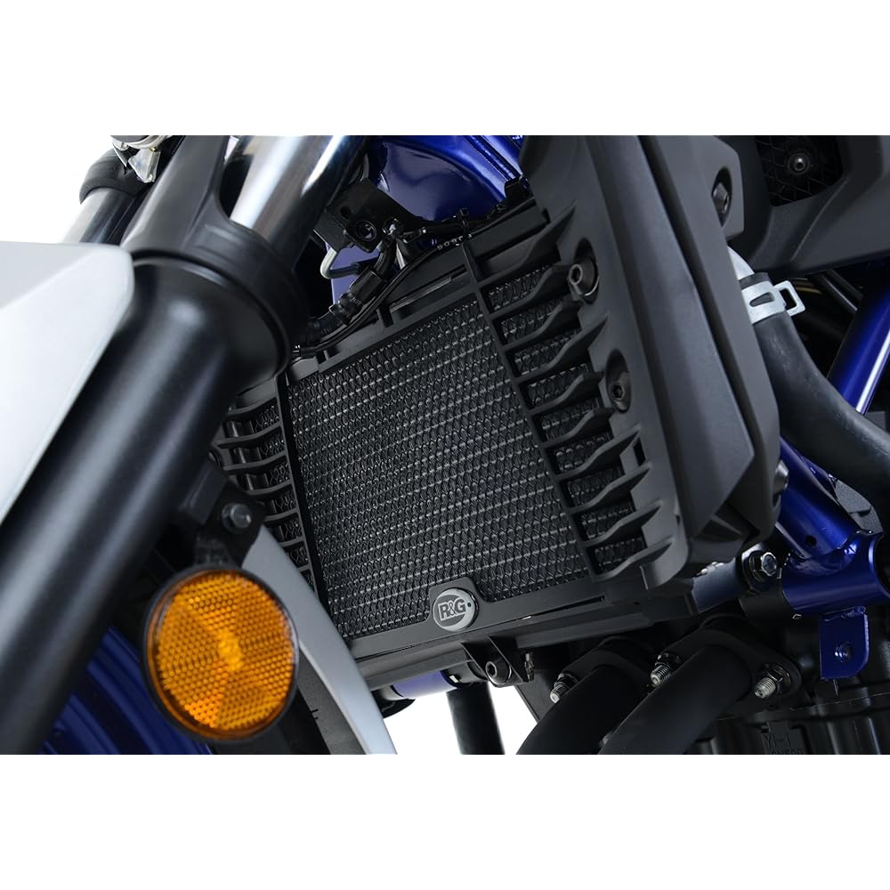 R&G Radiator Guard Aluminum Black YZF-R25(15-), YZF-R3(15-), MT-25/MT-03(16-) RG-RAD0205BK