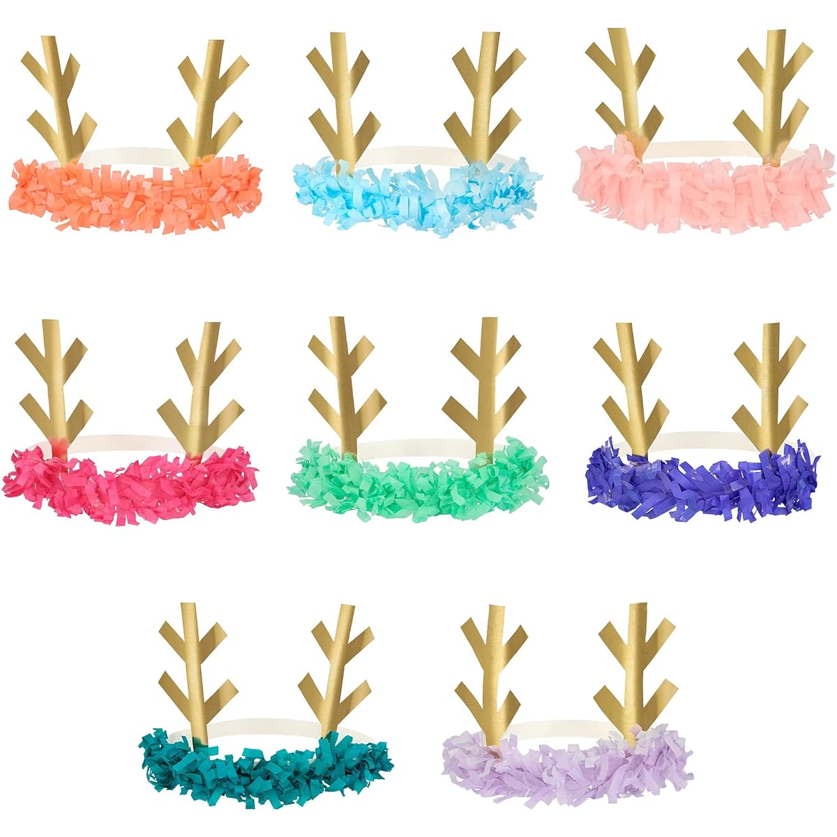 Meri Meri Reindeer Fringe Antler Headband