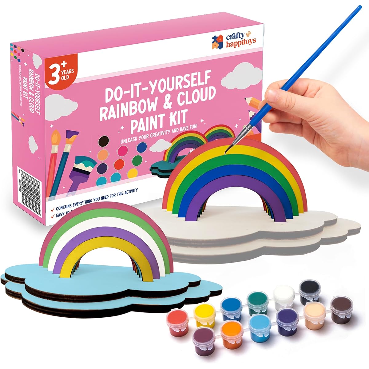 Rainbow and Cloud Art Craft Kit