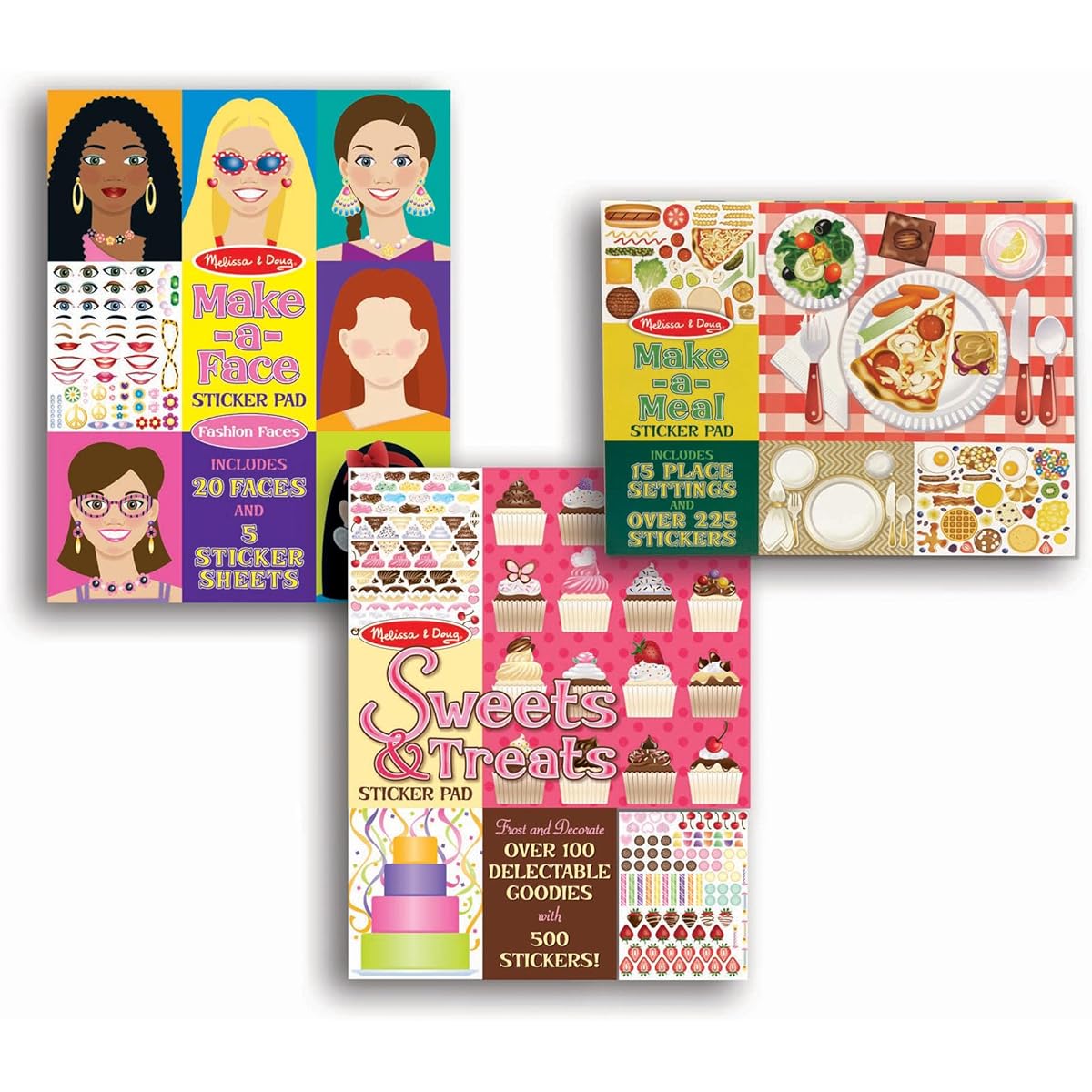 Melissa & Doug Make-A Face Sticker Pad 93375