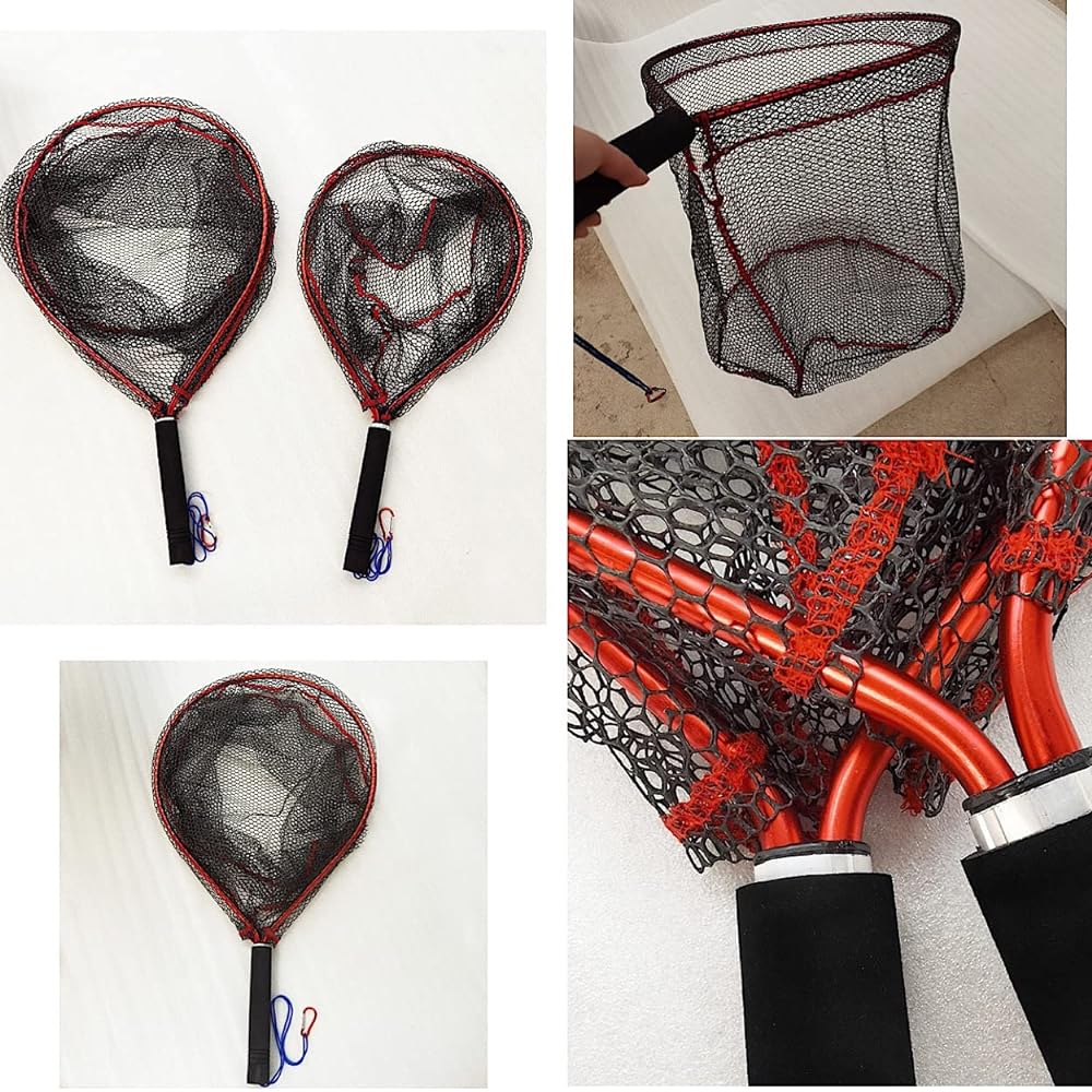 Actually Jp Fishing Net, Ball Net, Fishing Scooping Net, Rubber Coated Net, Suitable for Freshwater and Seawater, Fishing, Compact, Net, Fishing Gear, Lightweight, Fishing, Tamo Net, Landing Net, Tamo Net, Net