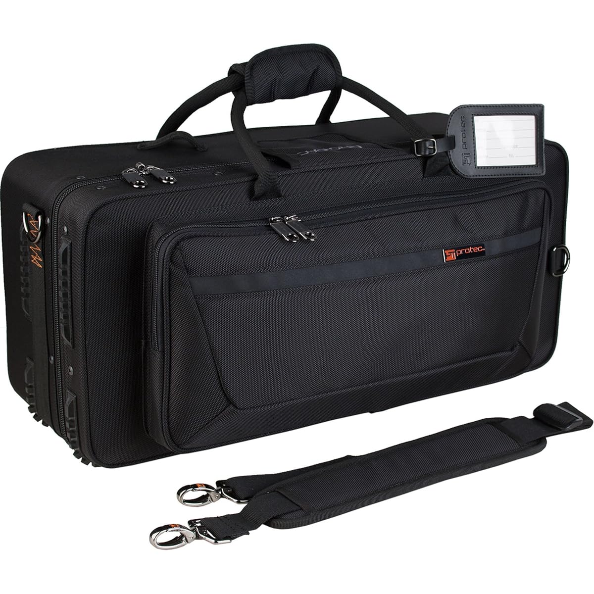 PROTEC trumpet semi-hard case double storage for 2 IP301D black