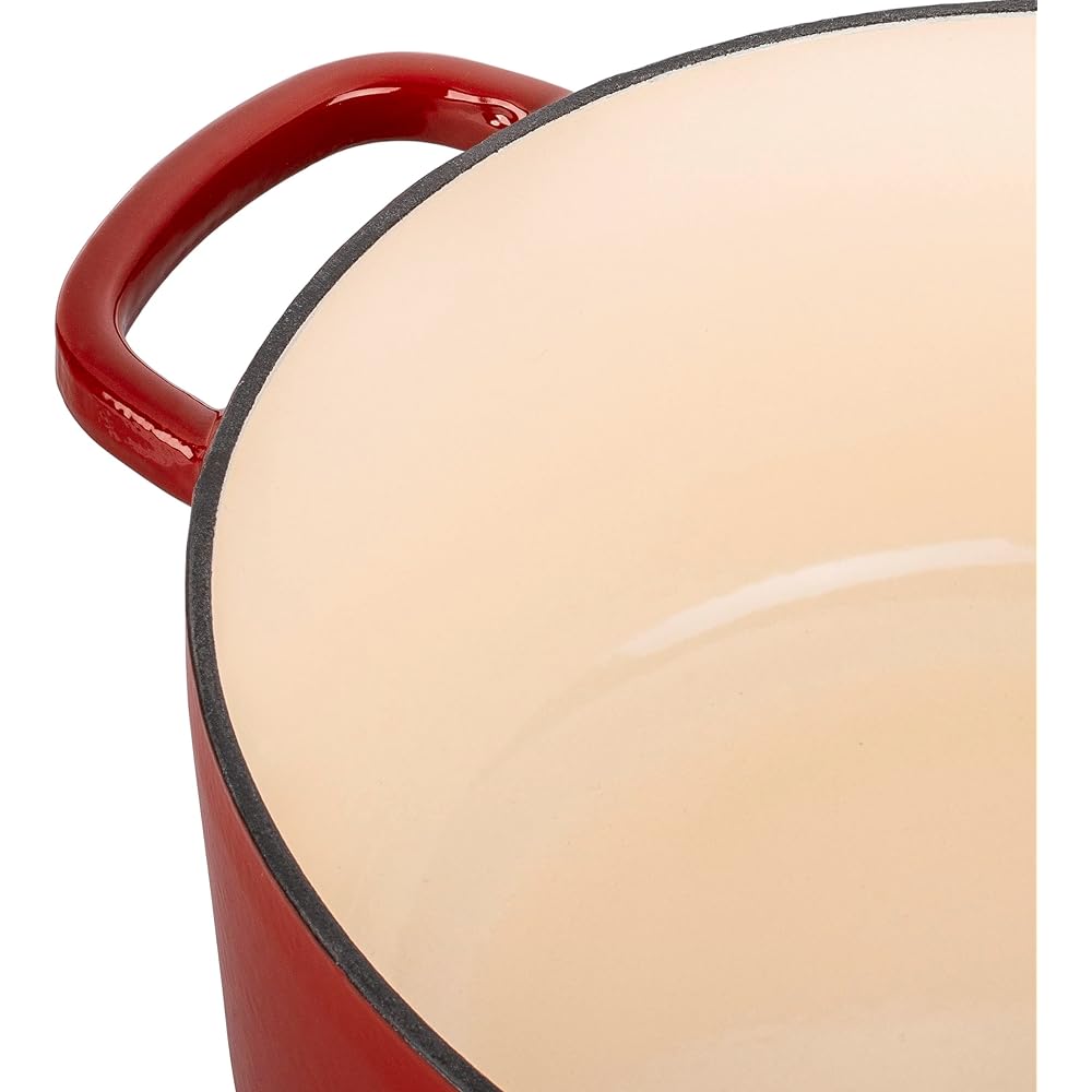 Ballarini "Bellamonte Round 20cm Pomodoro Red" Two Handed Pot Cast Enamel Pot IH Compatible [Authorized Japanese Product] Z1023-628