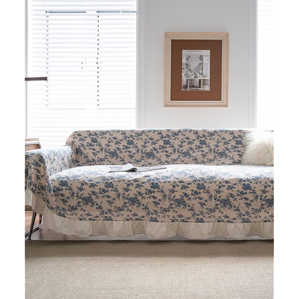 Sofa cover multi-cover rug antique-style multi-rug mat blanket 178 x 227 (including fringe) throw Korean goods antique-style sofa hook (other 21)