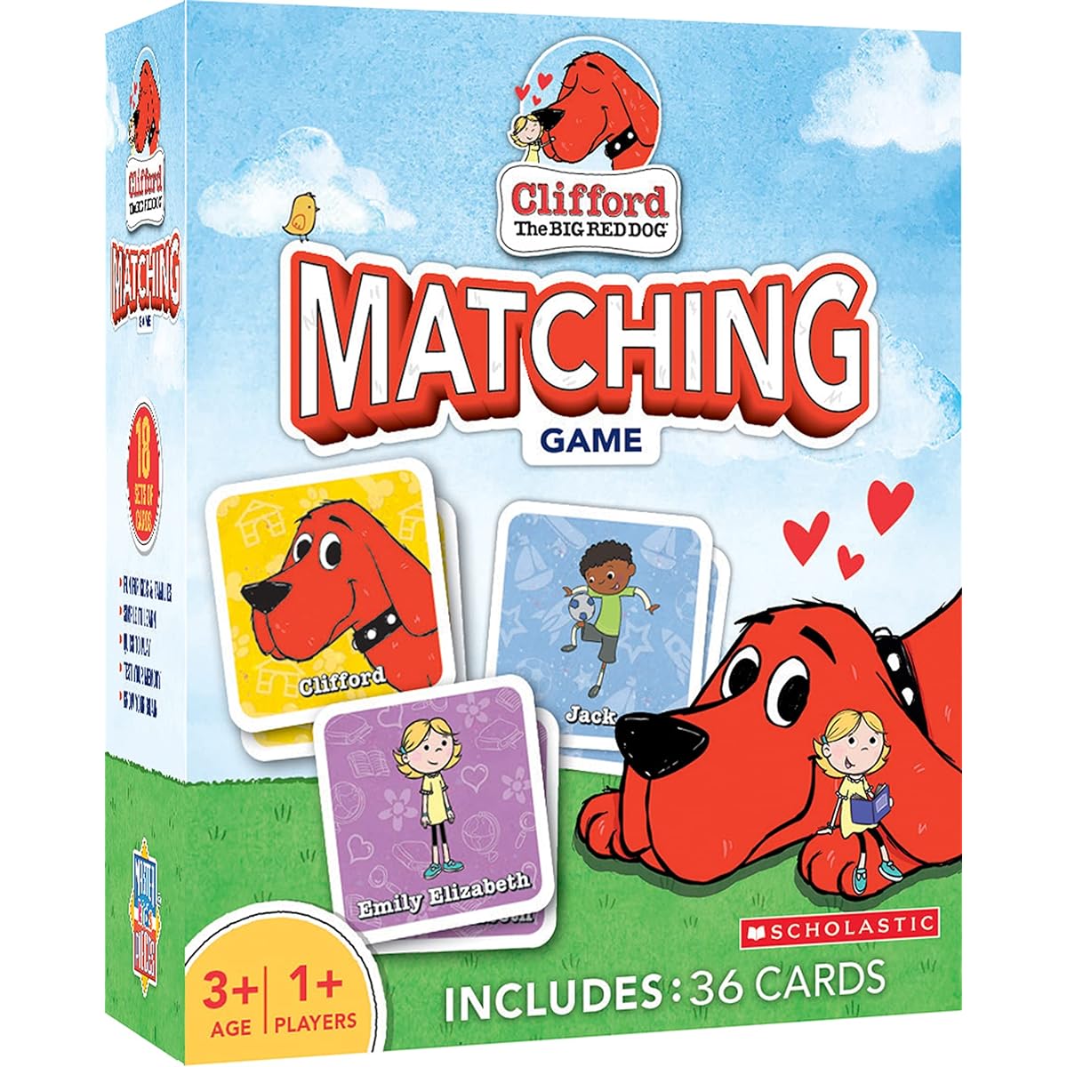 MasterPieces Clifford Big Red Dog Matching Game
