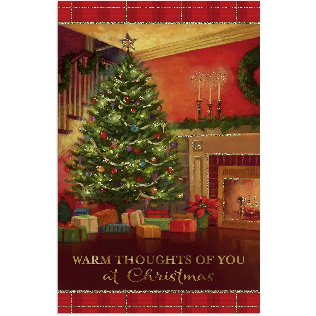 DaySpring - Warm Thoughts of Christmas - Inspirational Christmas Cards - Boxed Cards and Envelopes, 18 Count, KJV (J6349)