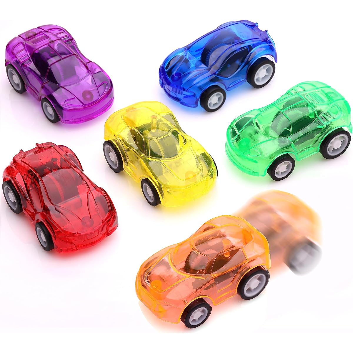 Race Car Toys - Pull Back Cars for Toddlers - Mini Race Car Party Favors Classroom Favors - Bulk Toys - Vending Machine Toys - 48 Pieces