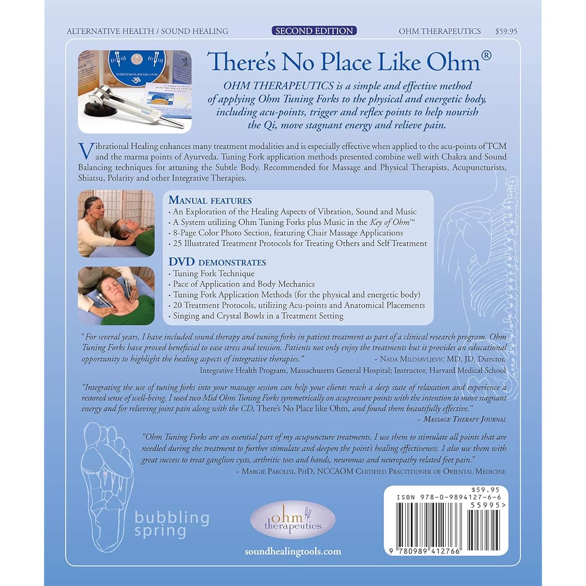 Ohm Therapeutics How to use OHM Tuning Forks for Vibrational Healing Bodyworkers/Energy Practitioners/Sound Therapists