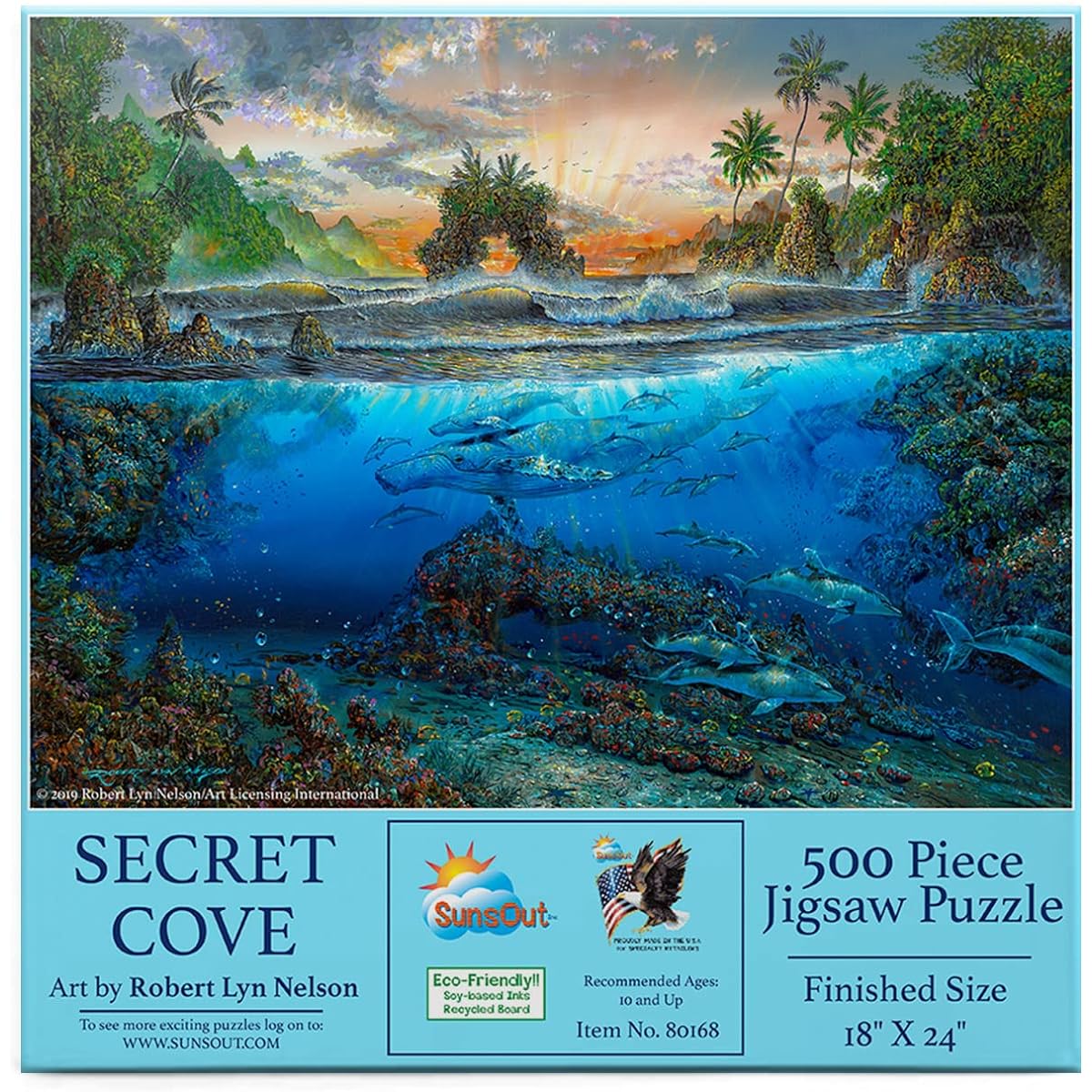 SUNSOUT INC Secret Cove 500 Piece Jigsaw Puzzle