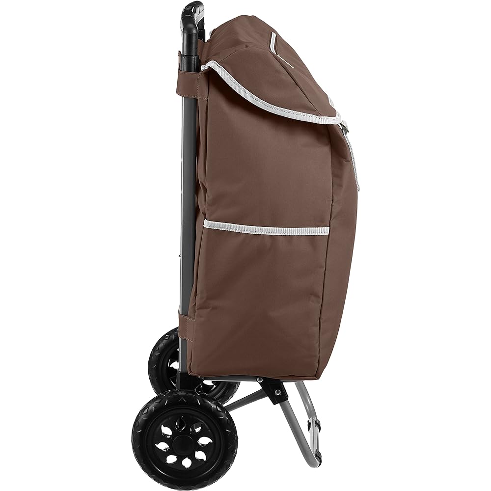 [ADI] Shopping Carry with Cooling Function, Removable, Foldable, 27L, 51 cm, 2.1 kg, Brown