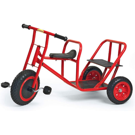 Angeles ClassicRider Tandem Taxi Tricycle for Ages 3+ Encourages Active Play Supports up to 140 lbs Durable Design Safety Features