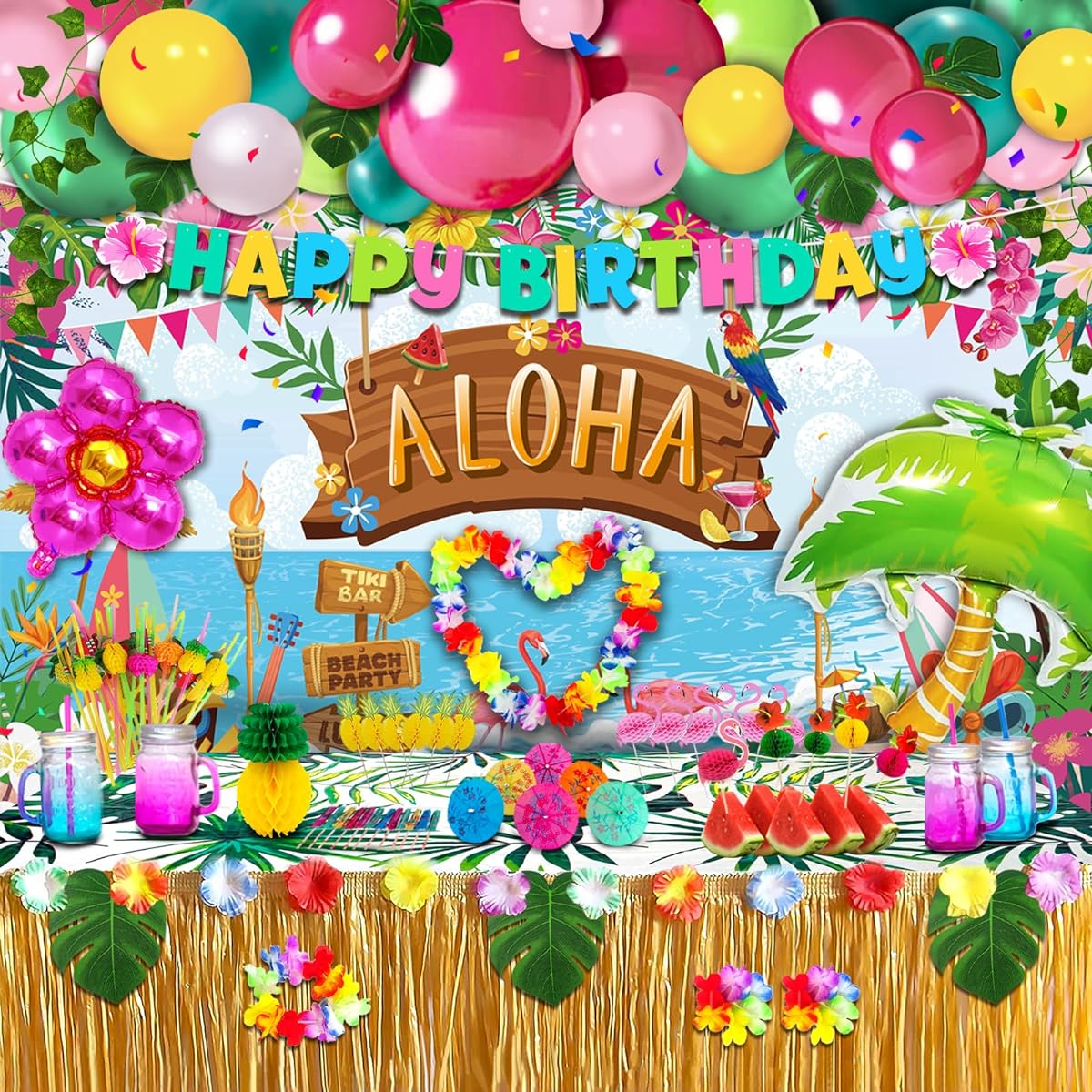 Party Spot! Hawaiian Party Decoration Kit