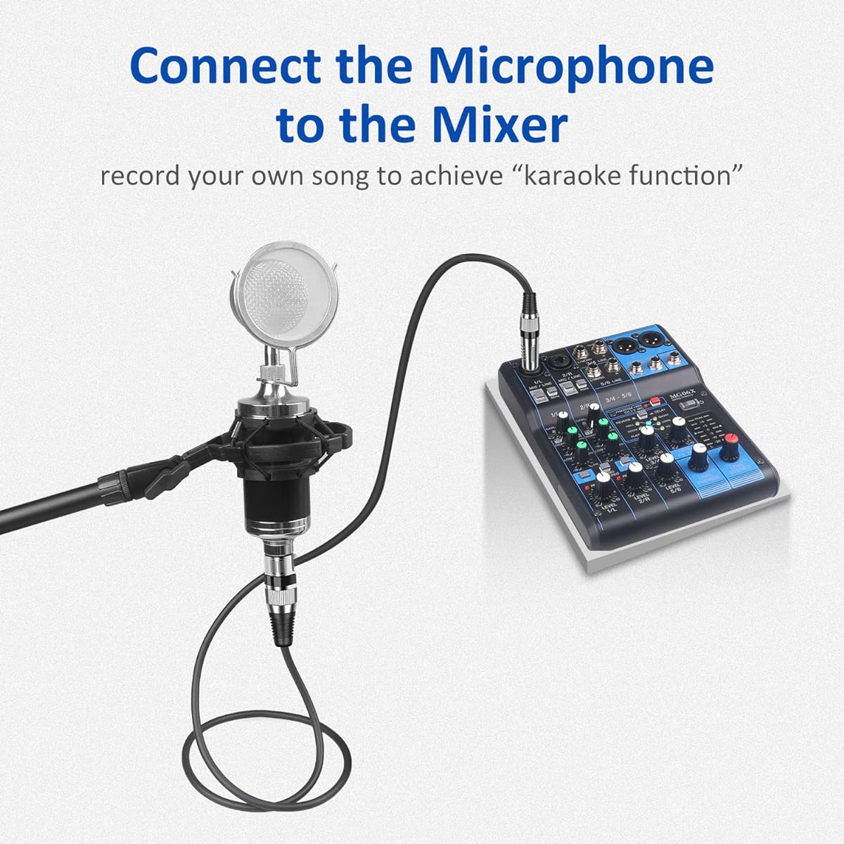 DREMAKE XLR Female to 1/4" TS Mono Unbalanced Cable 6ft XLR to 1/4" TS Interconnect Microphone Cable 1/4" 6.35mm Mono to XLR Female Color Microphone Audio Amplifier Cable - TS 6.5mm - XLR 6 Pack
