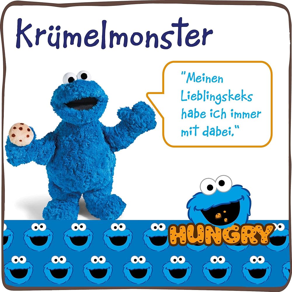 Niki SESAME STREET/Cookie Monster Classic 45cm 3041968