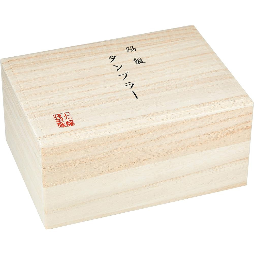 Osaka Tinware Stylish Tin Beer Cup Tumbler Silver φ6.5 x H10cm 200cc Silky Series Standard Pair 16-1-2 2 pieces