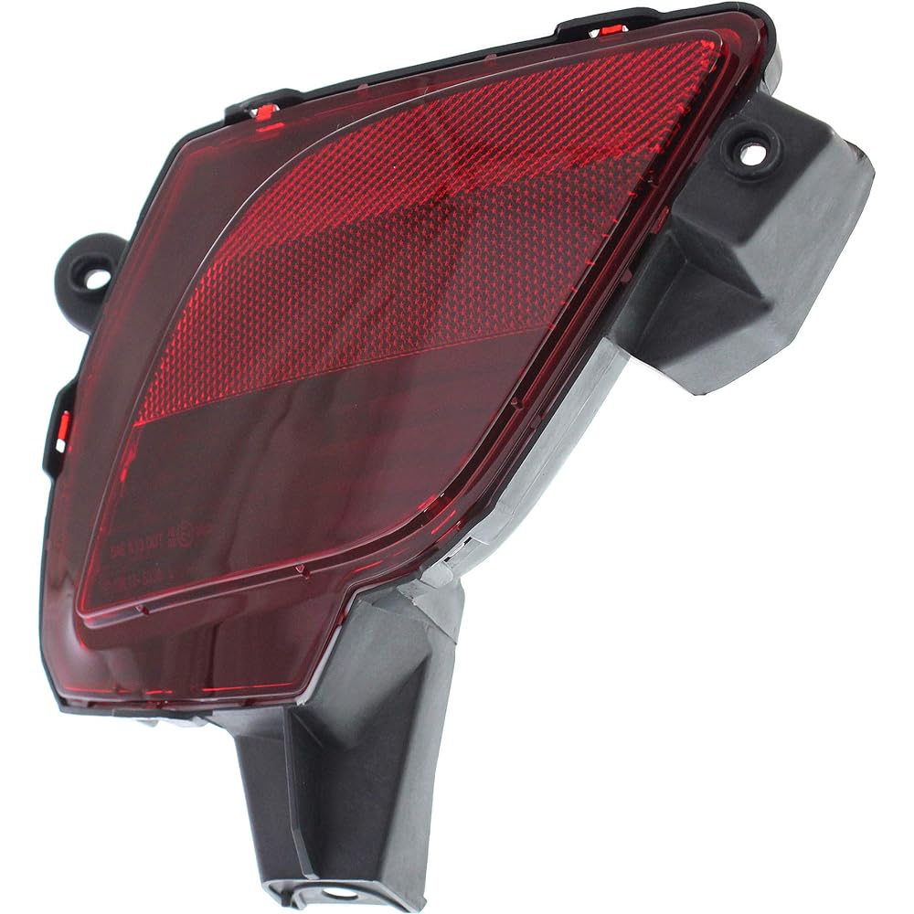 Evan Fischer Rear Bumper Reflector Driver Side Bumper Reflector Compatible with 2013-2016 Mazda CX-5 - MA2830101