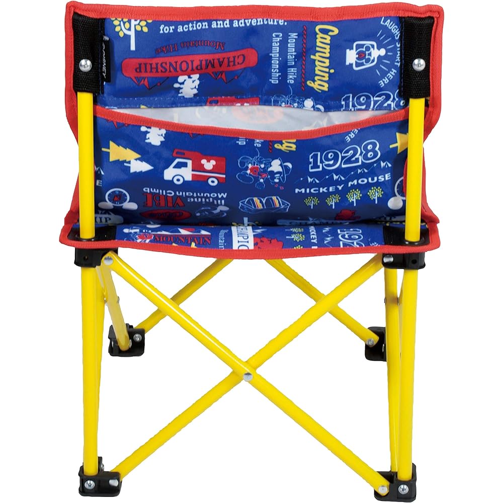 Pearl Metal Captain Stag Disney Chair Outdoor Chair Compact Chair with Back Pocket MA-1087/MA-1088