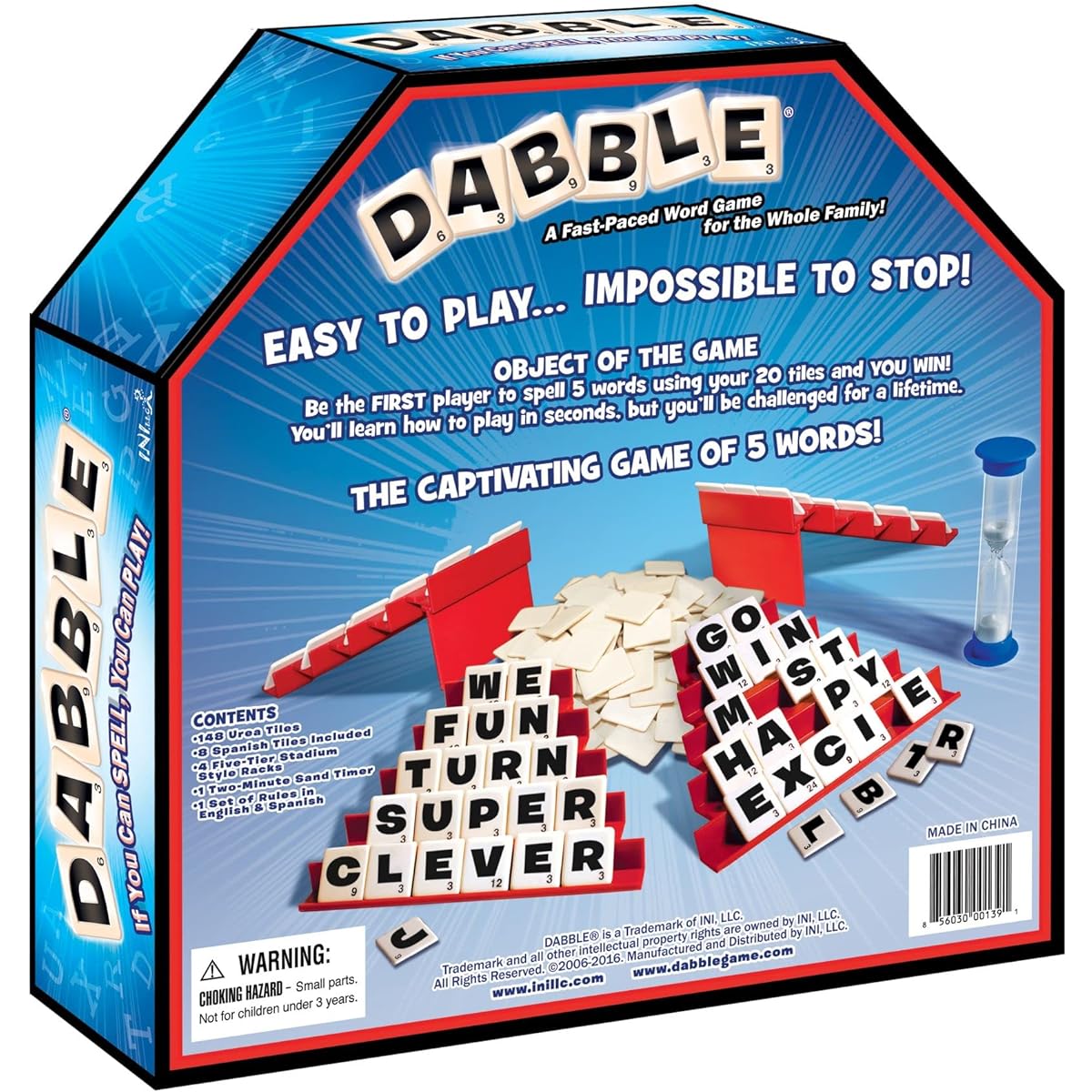 Dabble - A Fast Paced Word Game for the Whole Family