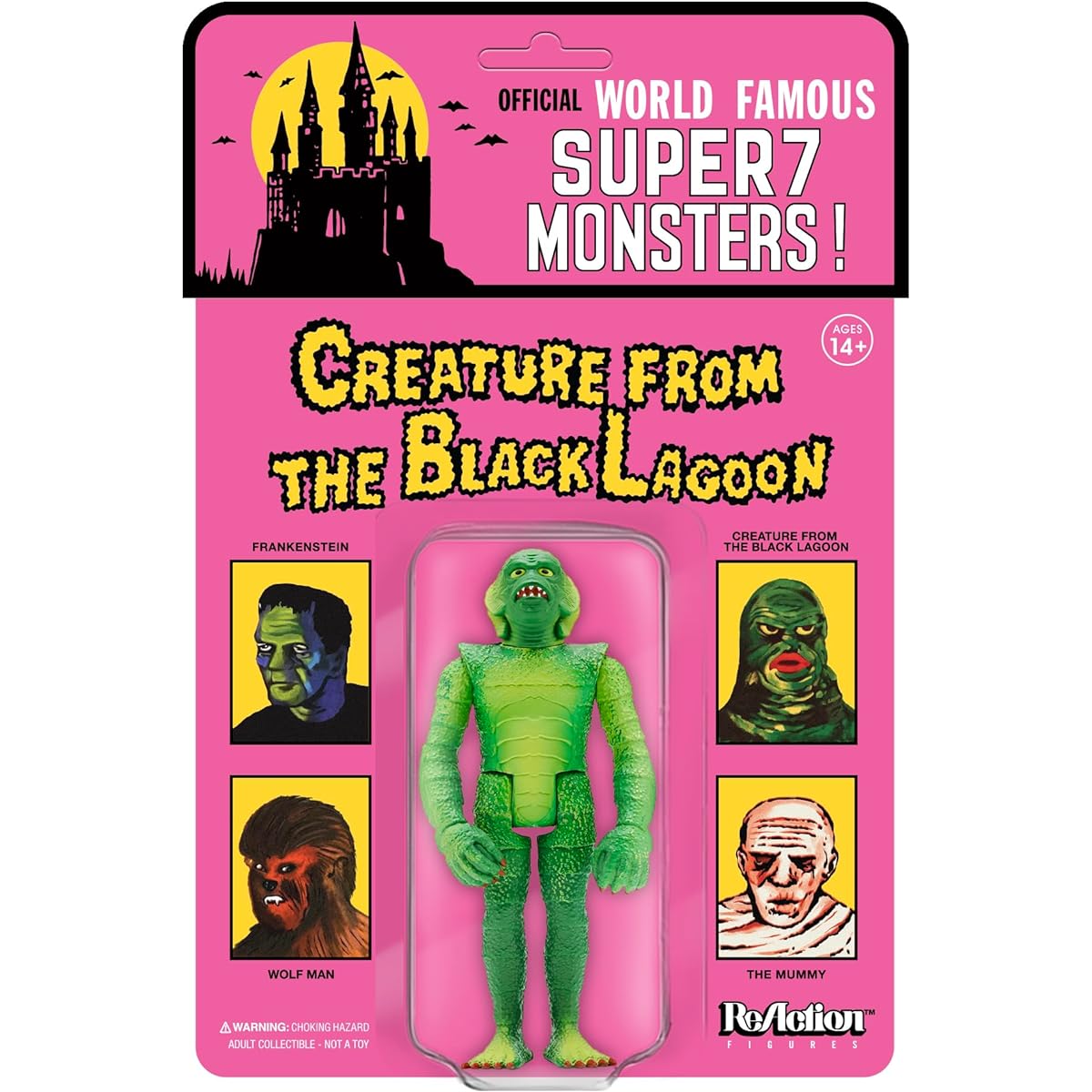Universal Monster Reaction Figure - Super Creature (Wide Sculpt on Card)