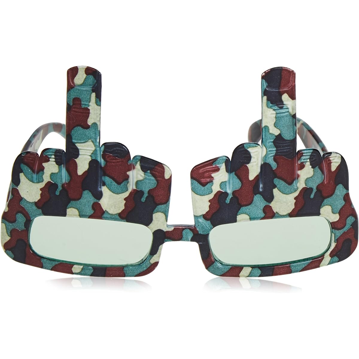 Beistle 60393 Camo Red Neck Salute Fanci-Frames